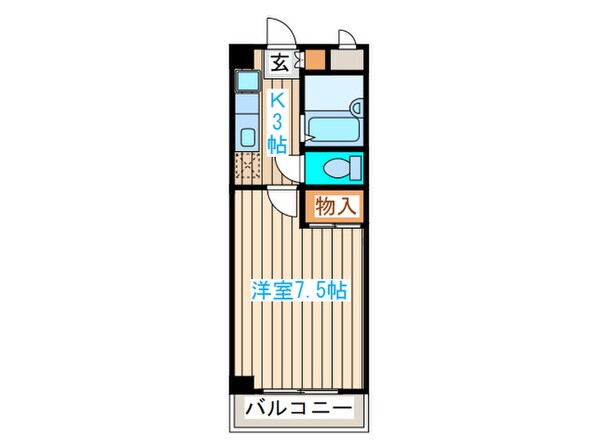 ビュ－ヒルズの物件間取画像